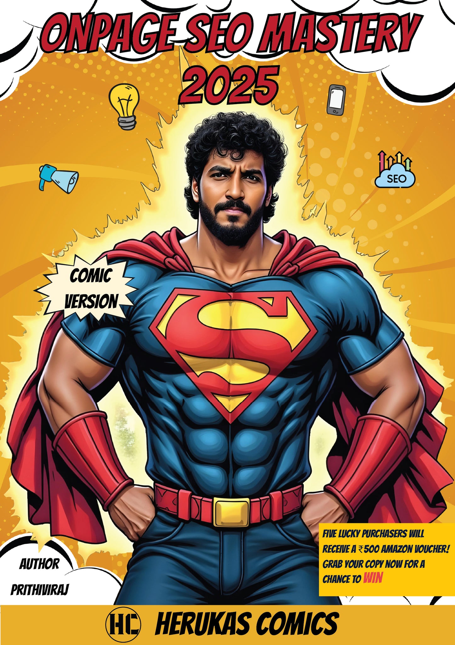 Onpage SEO Mastery 2025 | Comic Book
